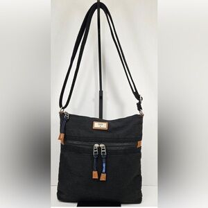 Fossil Black and Tan Crossbody Bag